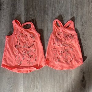 3t twin set racer back shirts